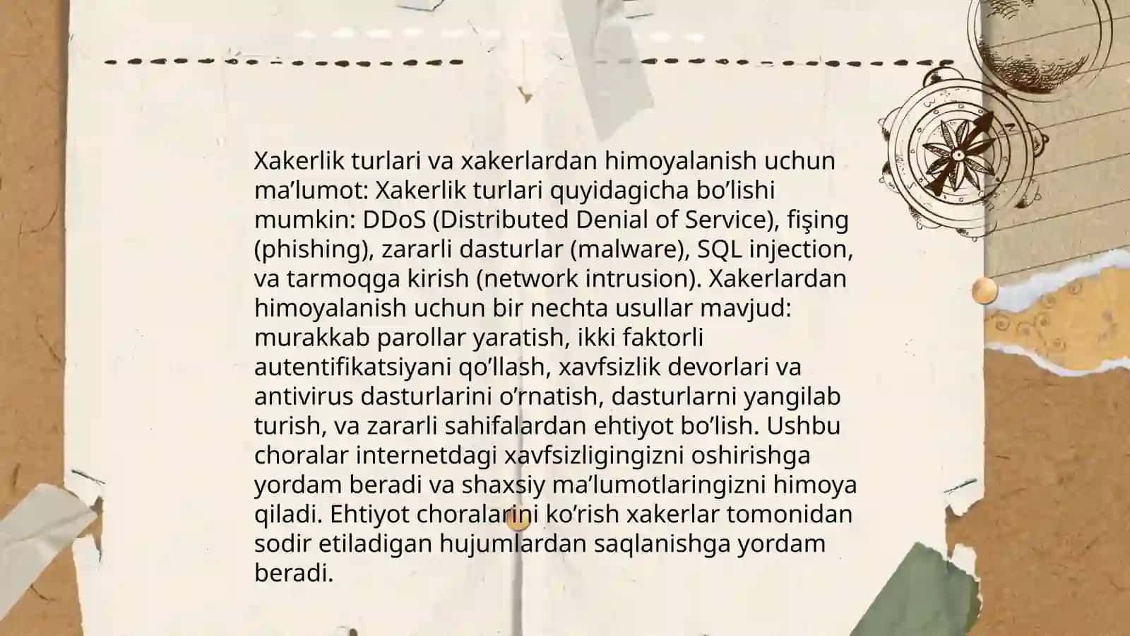 Raqamli xavfsizlik masalalari vs uni taminlash yóllari 4