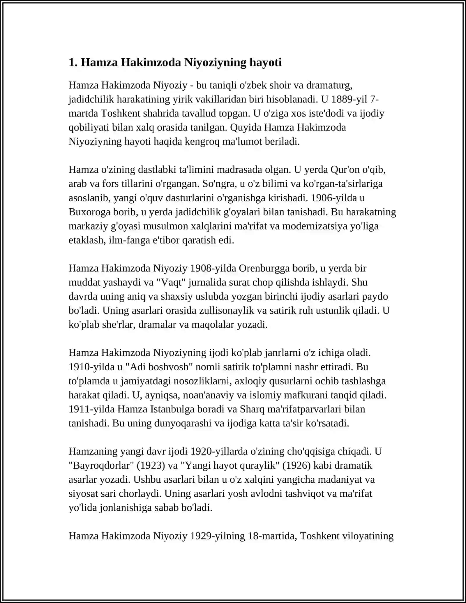 Hamza Hakimzoda Niyoziy Uy Muzeyi 4
