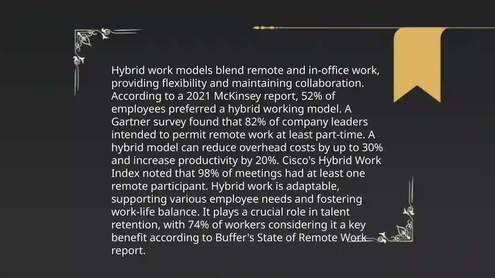 work changed the corporate dynamics 4