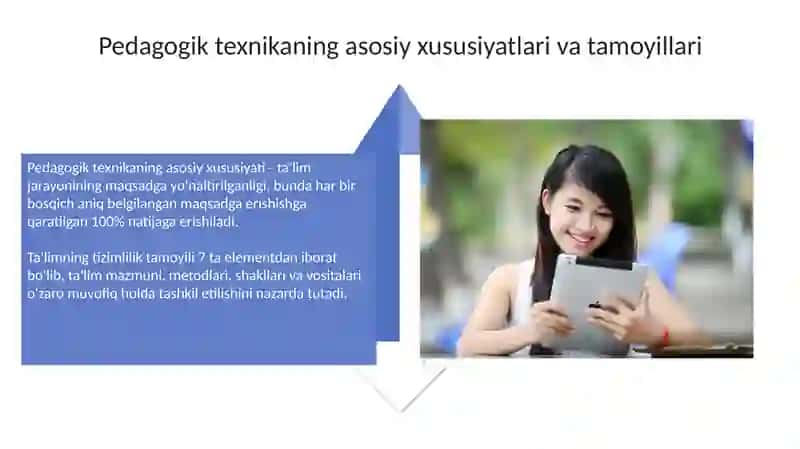 Pedagogik texnikaning xususiyatlari 4