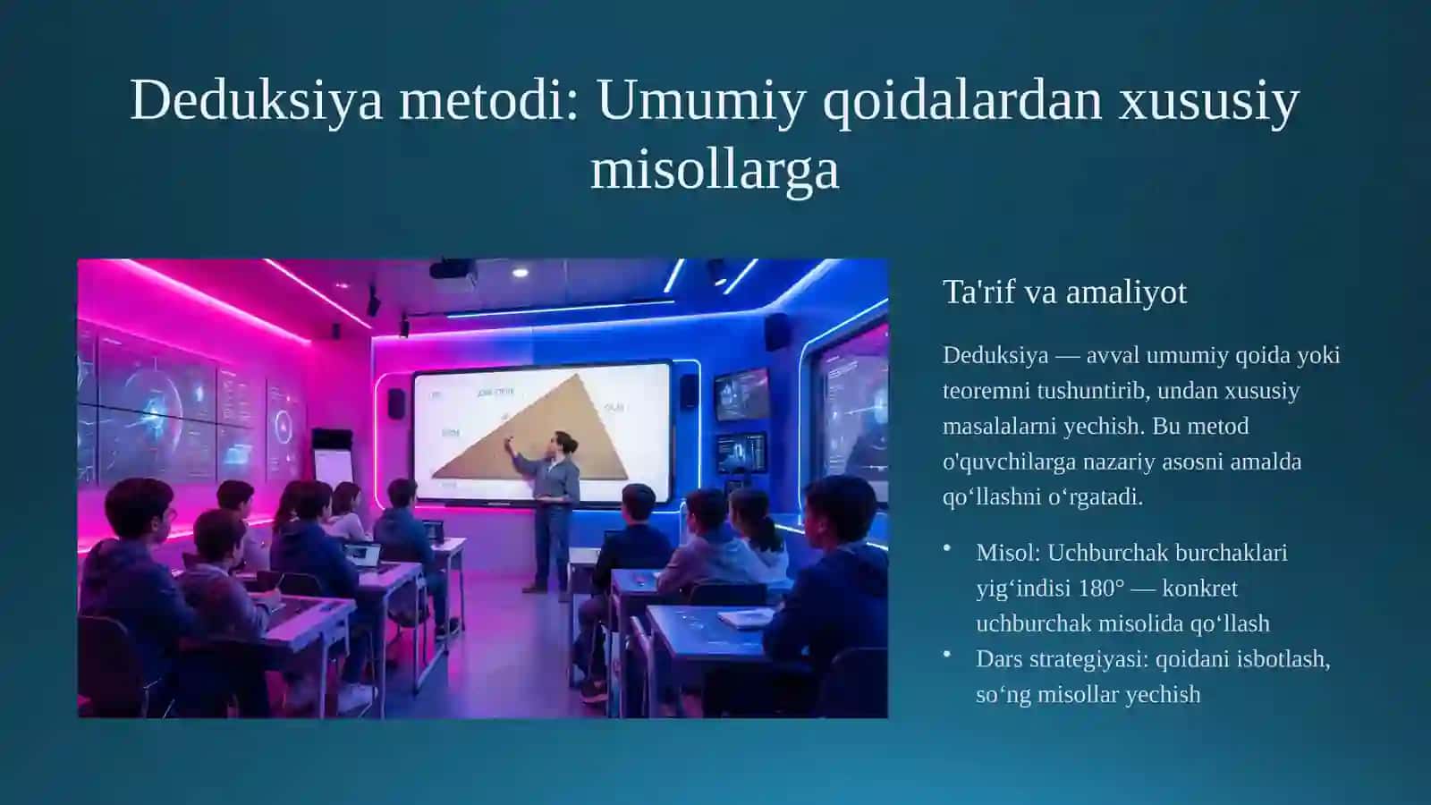 Boshlang'ich sinfda matematika o'qitish metodlari: Induksiya, deduksiya va analogiya 4