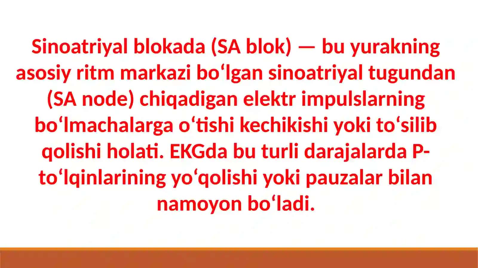 Sinoatrial blokada 4