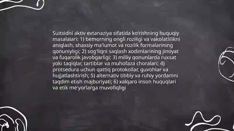 Suitsid - aktiv evtanaziyaning ko'rnishi sifatida 4
