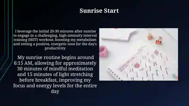 My daily routine of 7 days 4