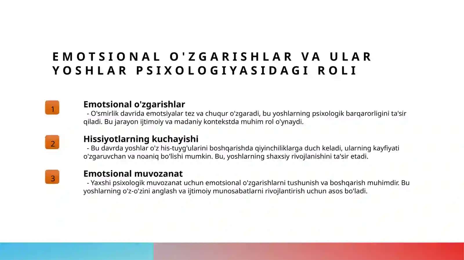 Õsmirlik davrida psixologik rivojlanish jarayoni 4