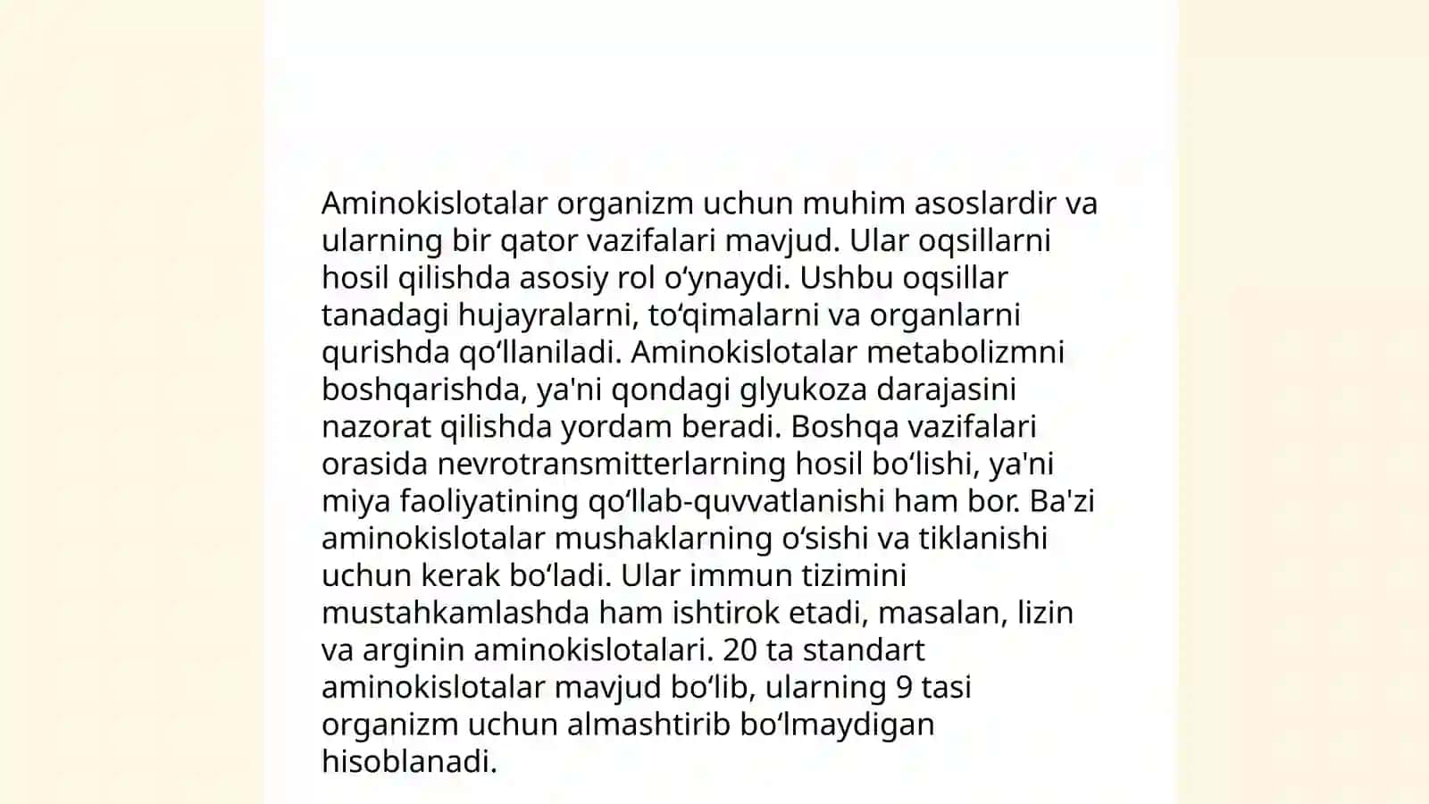 Proteinogenli aminokislotalar 4