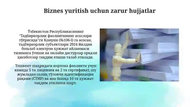 Moliyaviy va boshqaruv hujjatlari 4