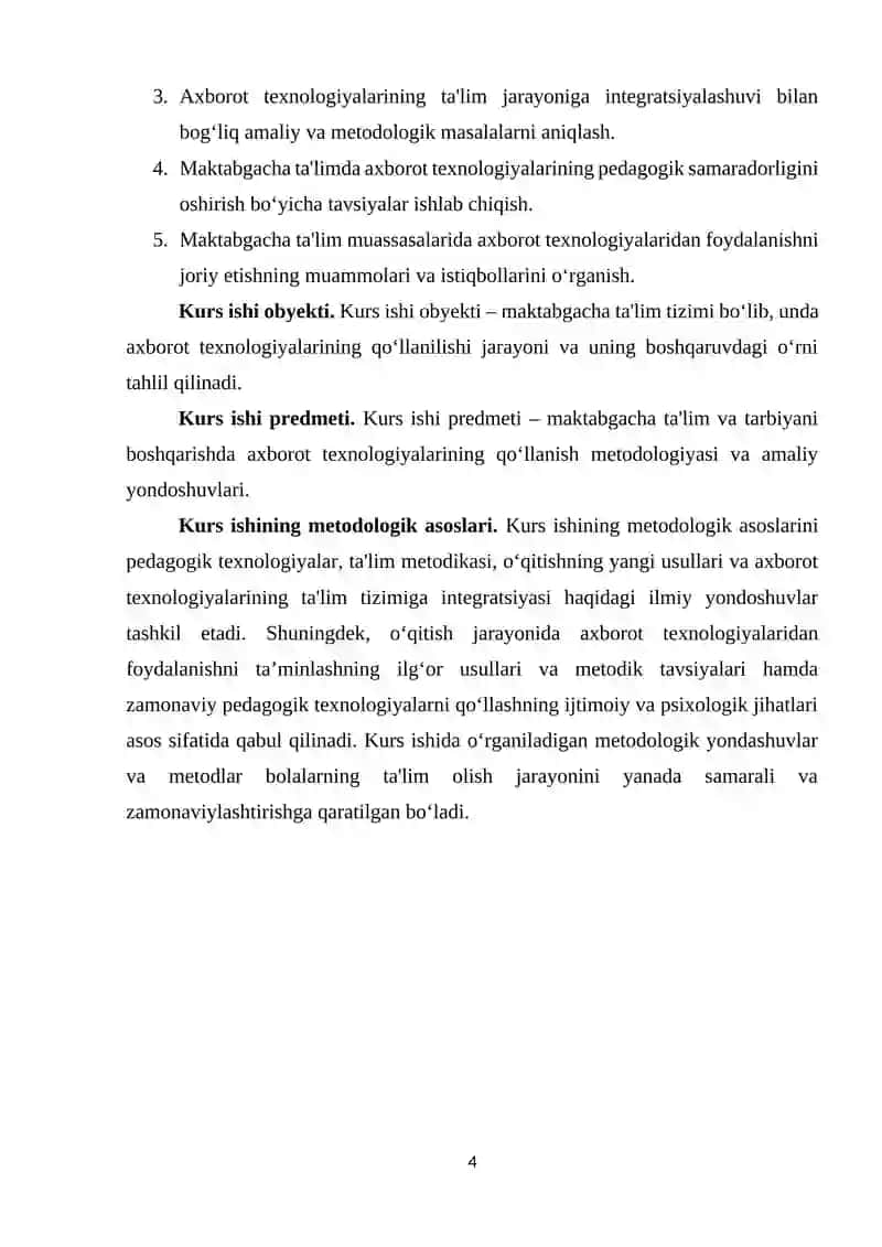 MAKTABGACHA TA'LIM MENEJMENTI 4