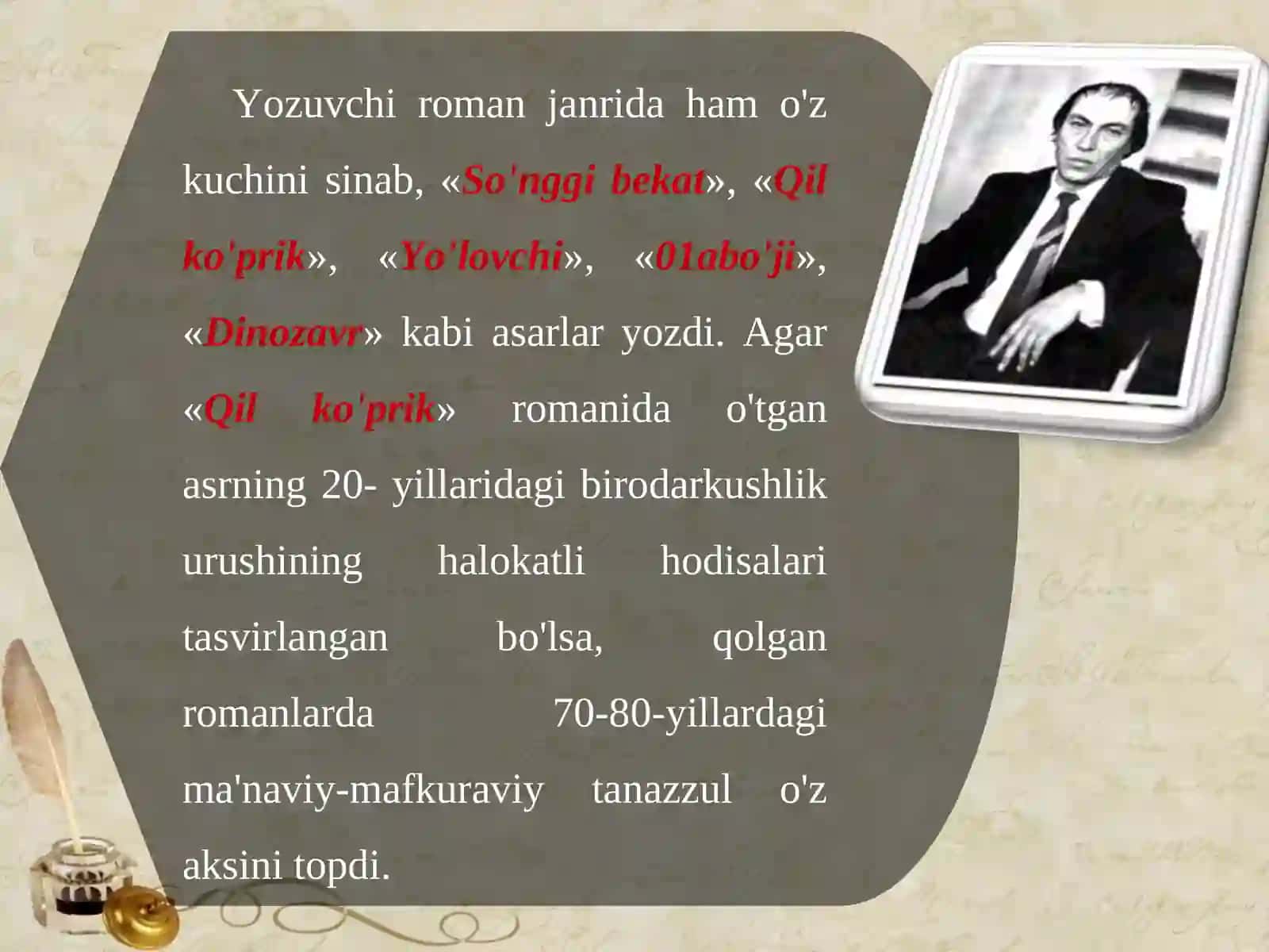 8-sinf Shukur Xolmirzayev hayoti va ijodi 4