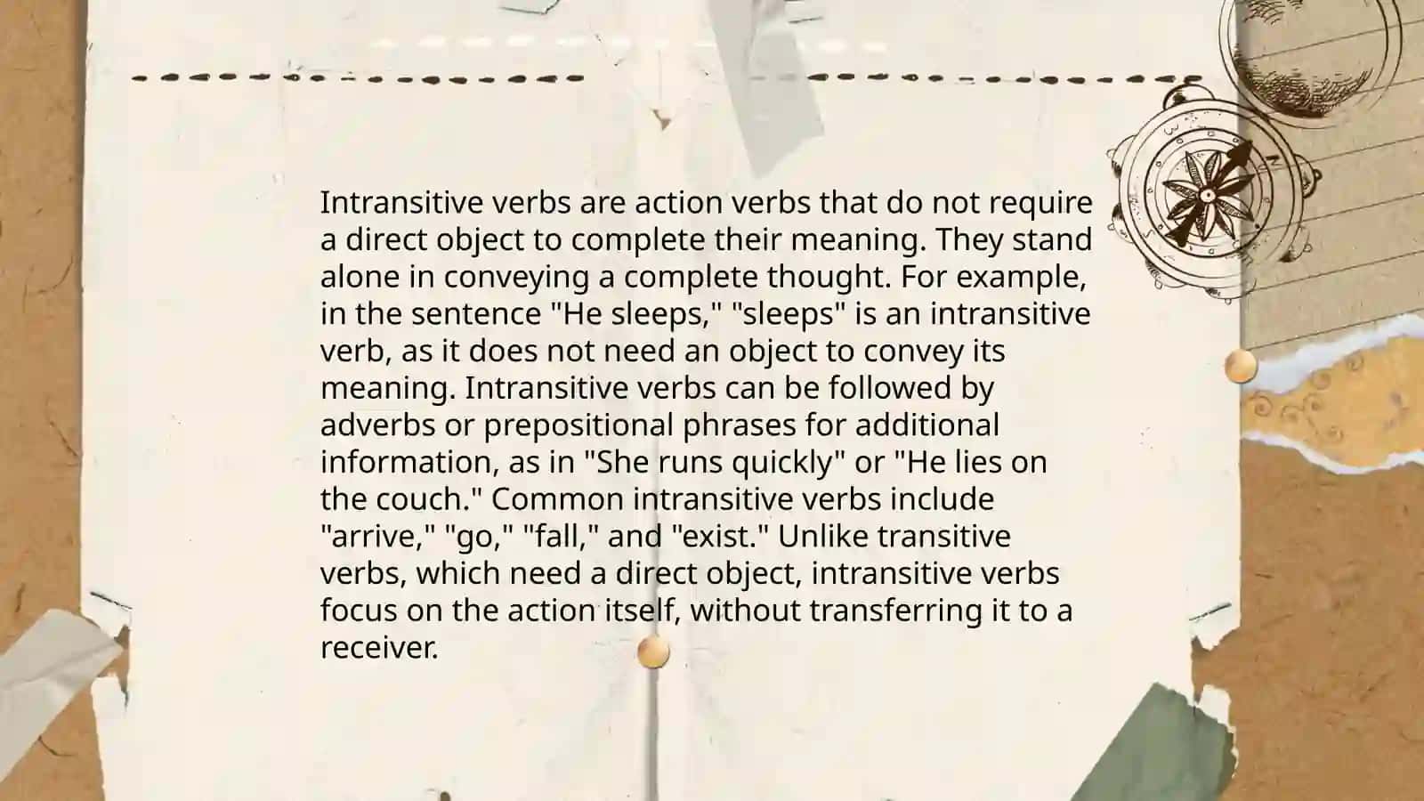Transitive and Intransitive 4