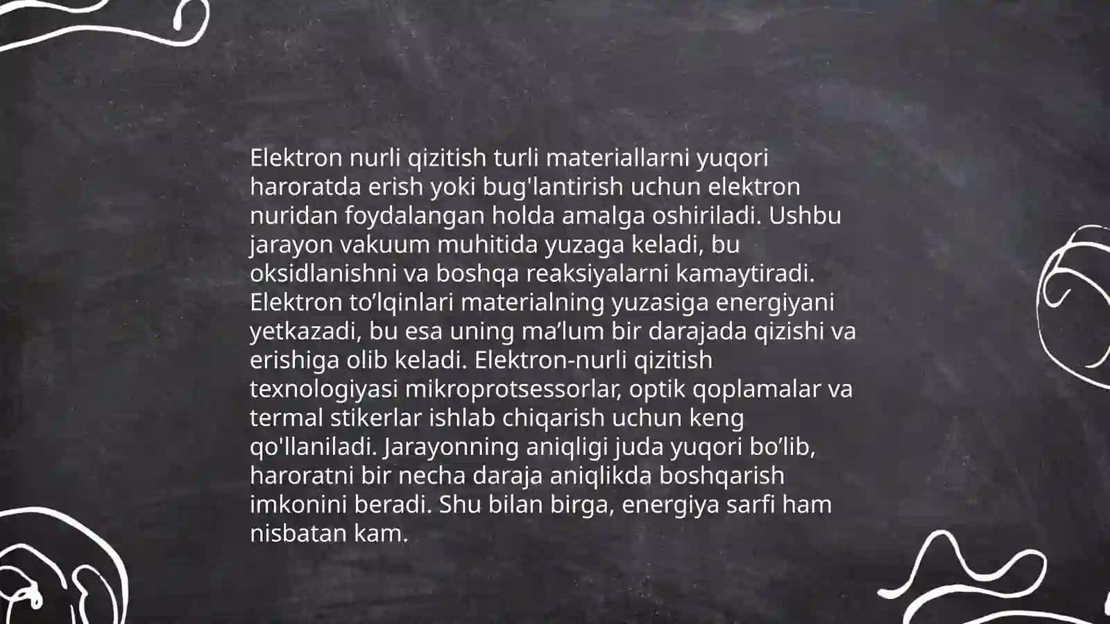Elektron nurli qizitish 4