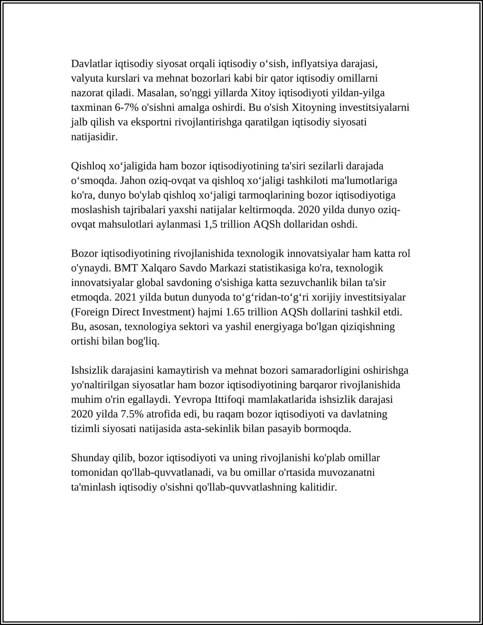 RIVOJLANGAN BOZORDA RAQOBAT VA MONOPOLIYA 4