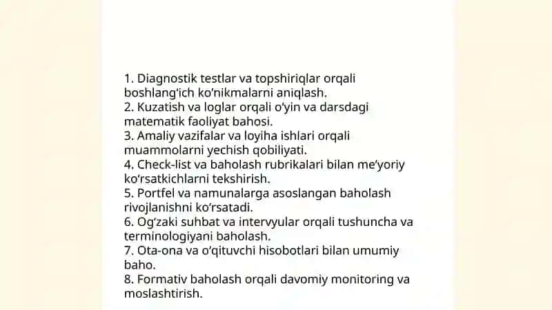 MTT katta va tayyorlov guruhi bolalarni maktab talim jarayonida matematik jihatidan tayyorlash uchun olib boriladigan ishlar mazmuni 4