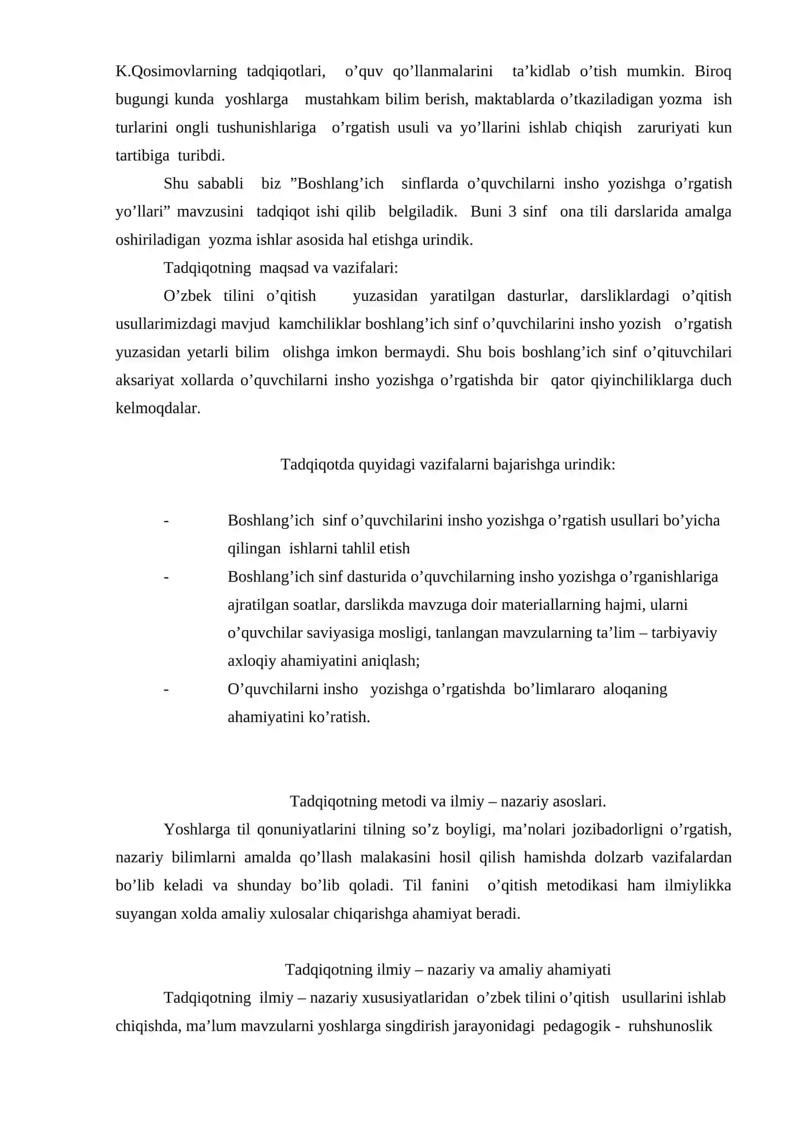 Boshlang'ich sinflarda og'zaki va yozma inshoning turlari 4