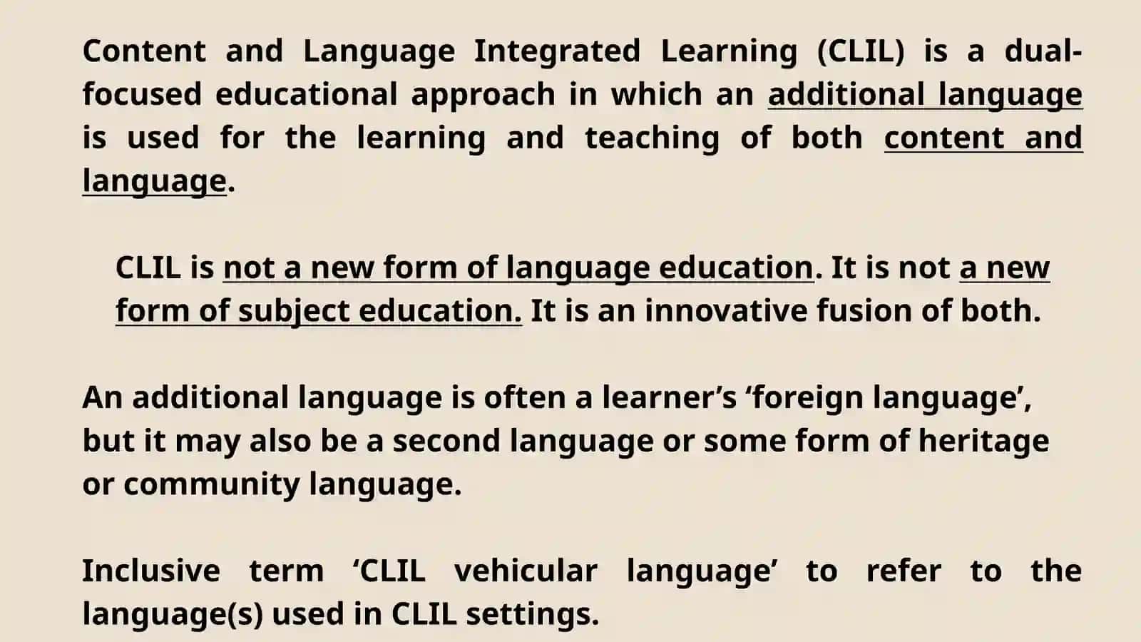 DEFINING CLIL – THE HISTORICAL BACKGROUND 4
