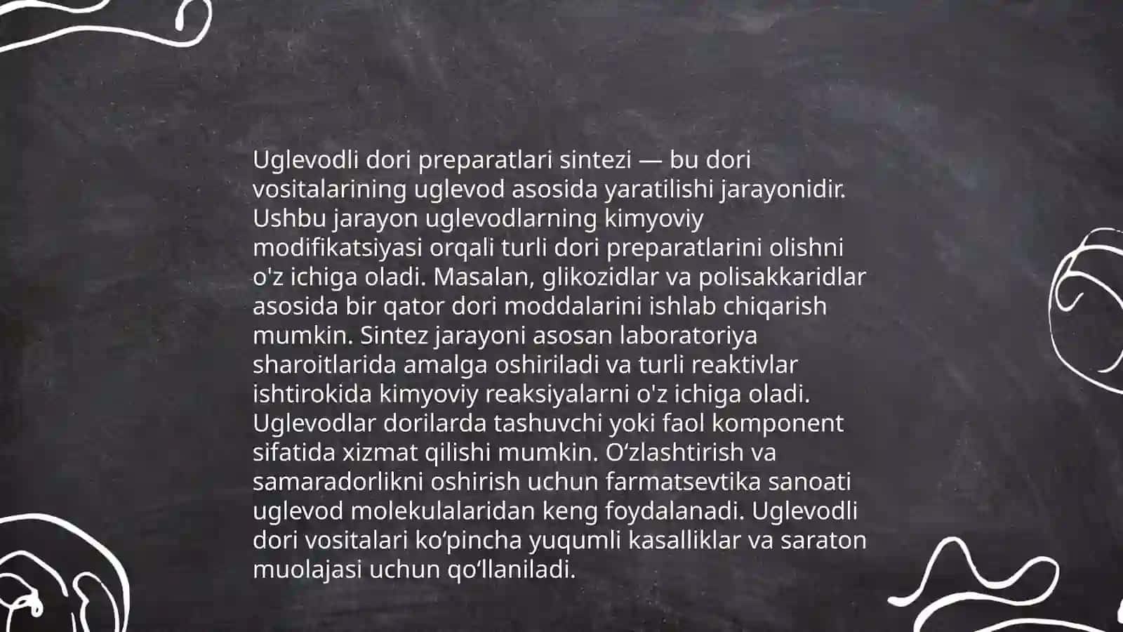 Uglevodlar asosida olinadigan dori preparatlari 4