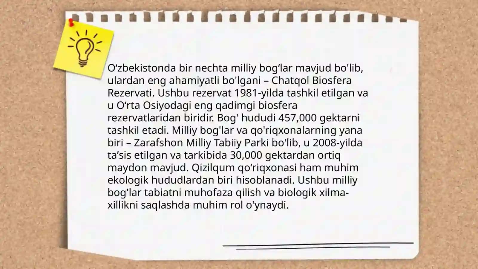 Ekologik turizm. Milliy bogʻlar va qoʻriqxonalar 4