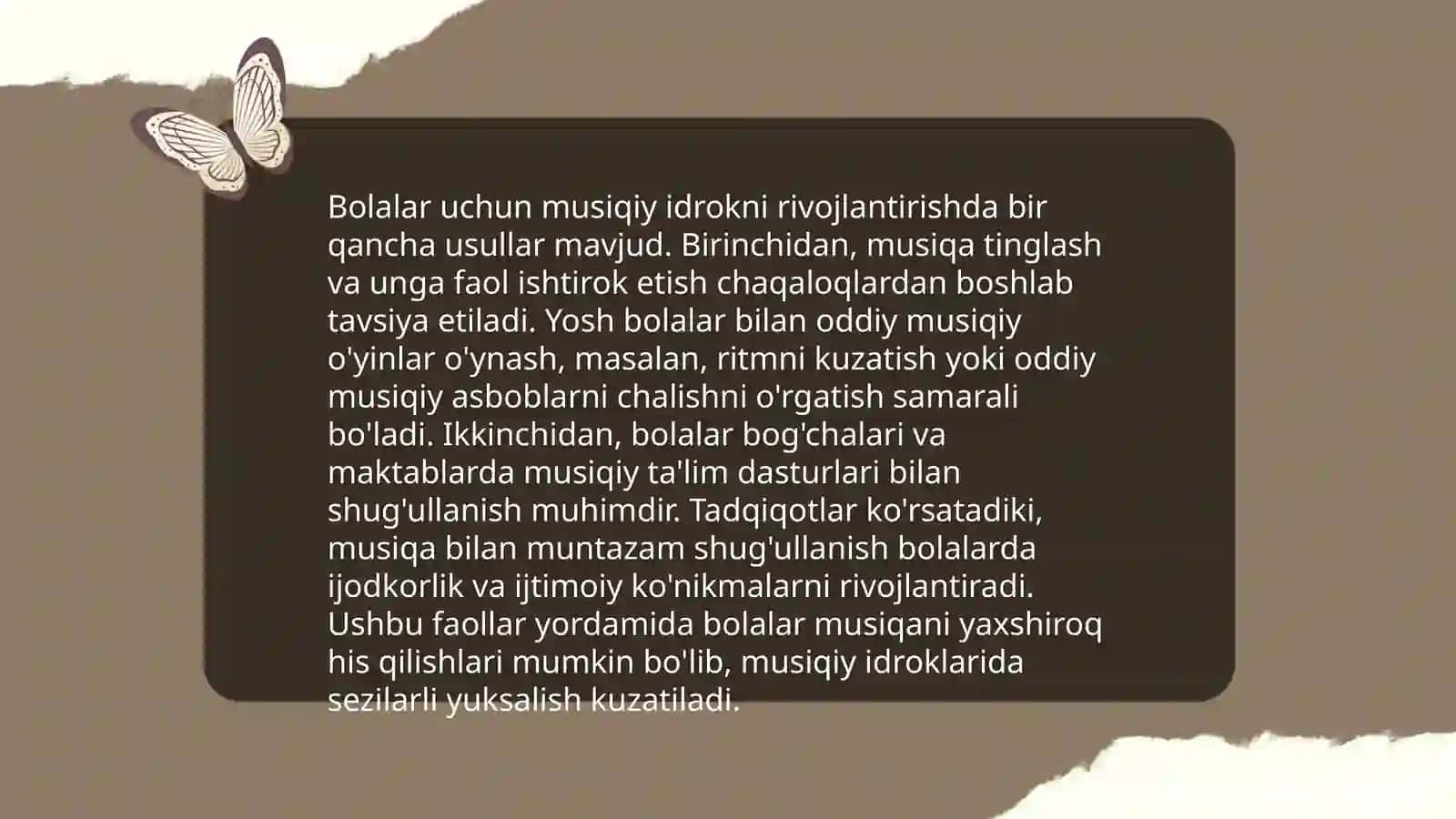 Turli yosh guruhlarida musiqiy idrokni rivojlantirish mazmuni 4