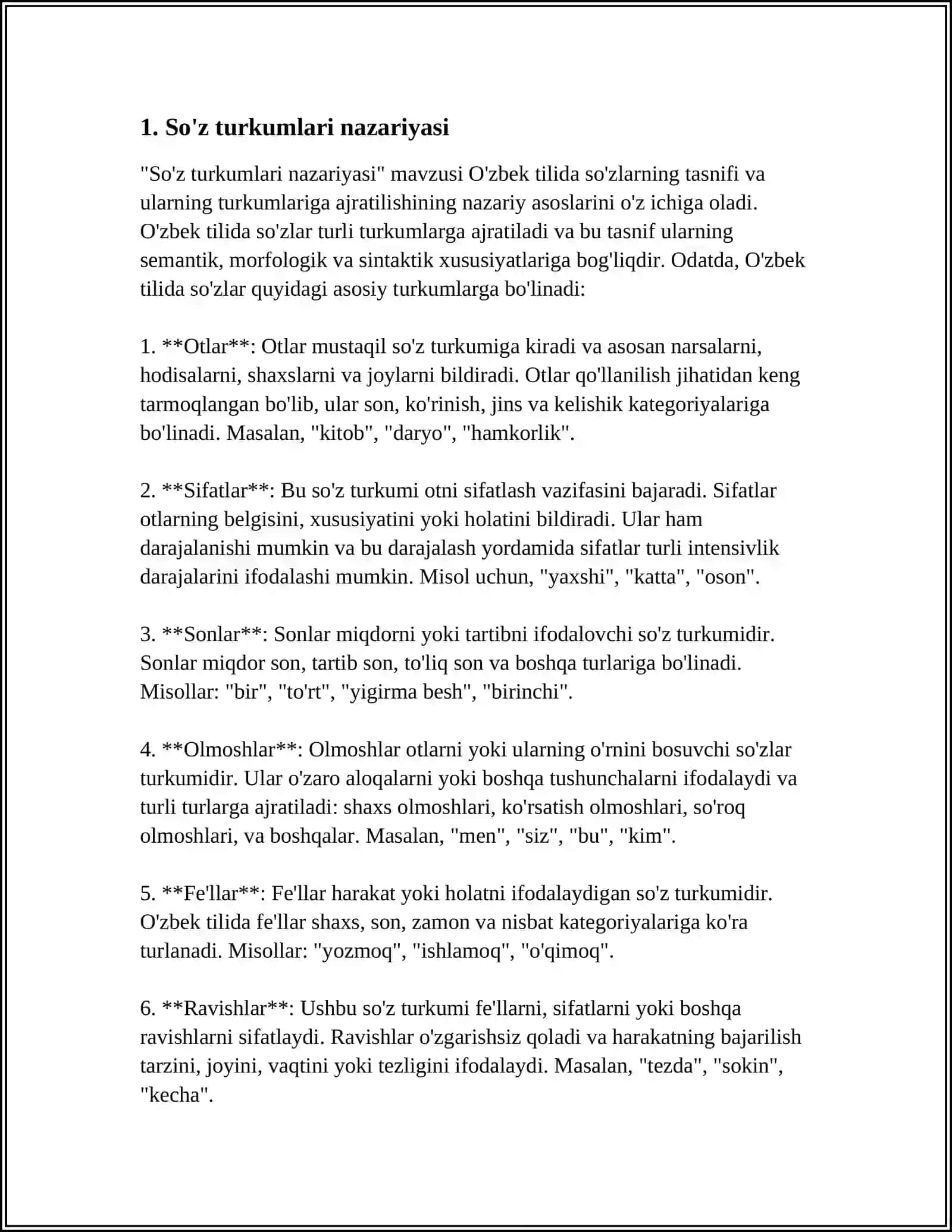 SO’Z TURKUMLARINI O’RGANISHGA OID ADABIYOTLAR RO’YXATINI TUZISH 4