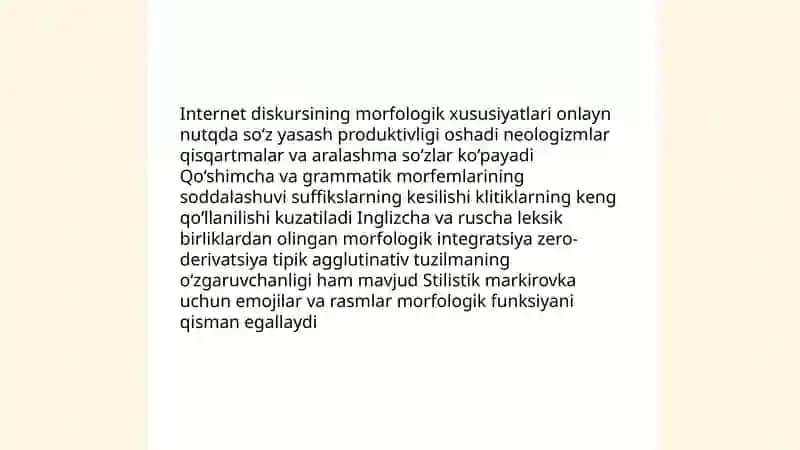 Internet diskursining lingvistik xususiyatlari 4
