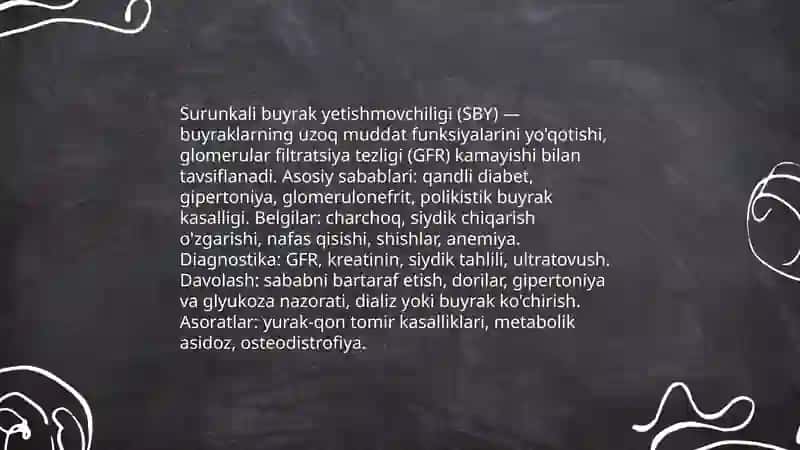 Oʻtkir buyrak yetishmovchiligi 4