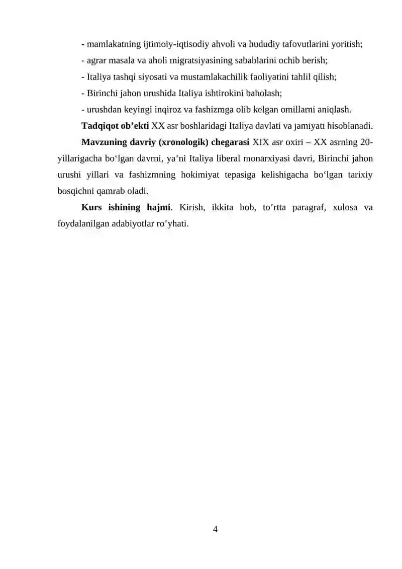 BOB. XX ASR BOSHLARIDA ITALIYANING ICHKI AHVOLI 4