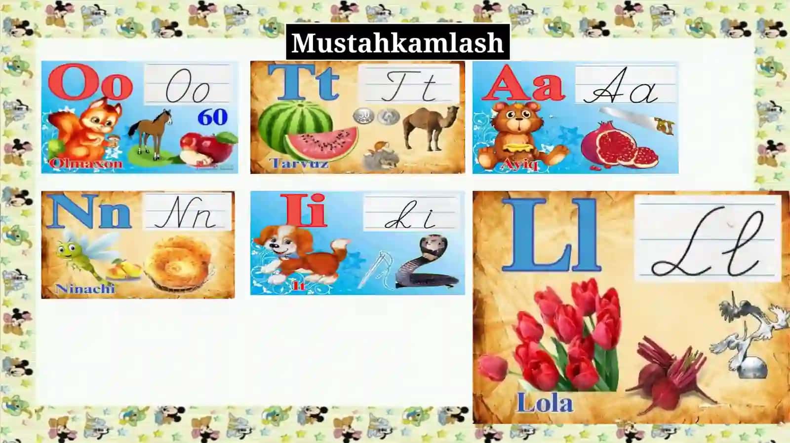 [l]tovushi.Llharfi mustahkamlash 4