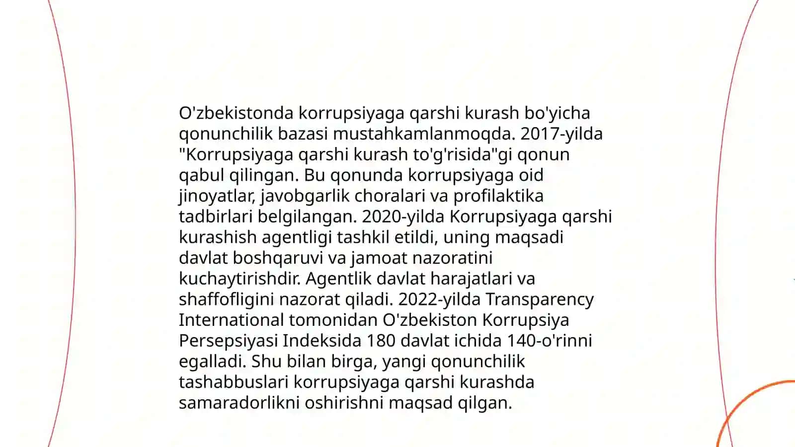 O‘zbekistonda korruptsiyaga qarshi kurash 4