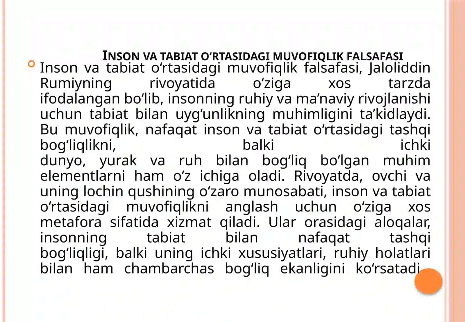 Jaloladdin Rumiyning “Ovchi va lochin” rivoyati 4