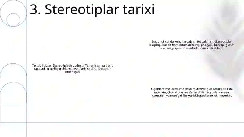 Stereotiplardan Foydalanish Shartlari 4