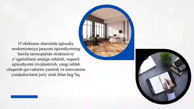 Iqtisodiyotni modernizatsiyalash sharoitida fanning maqsad va vazifalari 4