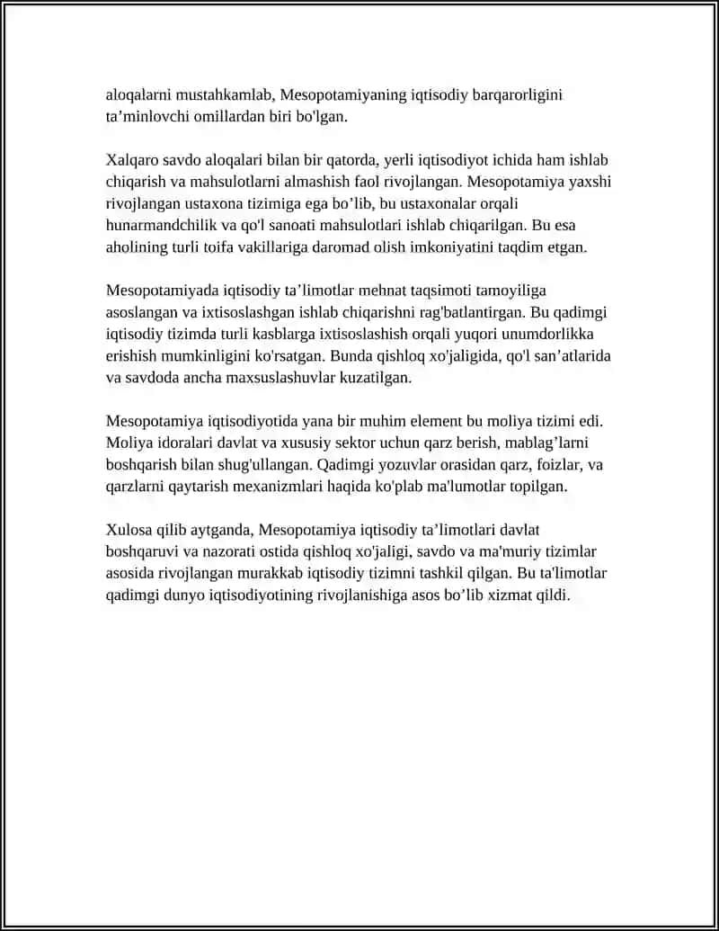 QADIMGI DUNYO IQTISODIY TA’LUMOTLAR 4