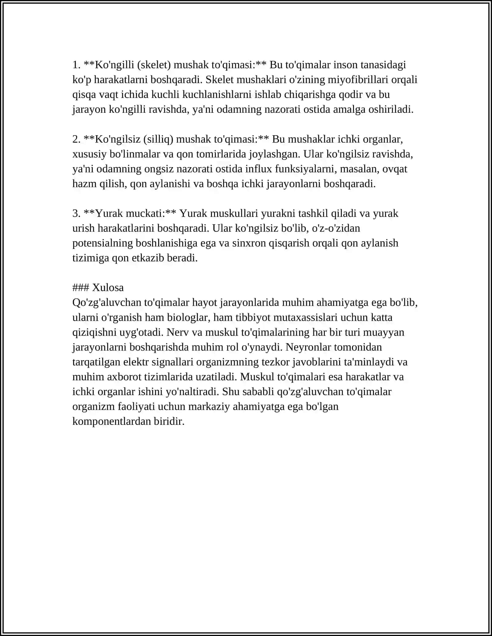 QO'ZG'ALUVCHAN TO'QIMALARDA BIOELEKTRIK XODISALAR. TA'SIRLASH KONUNLARI TIBBIYOTDA AXAMIYATI 4