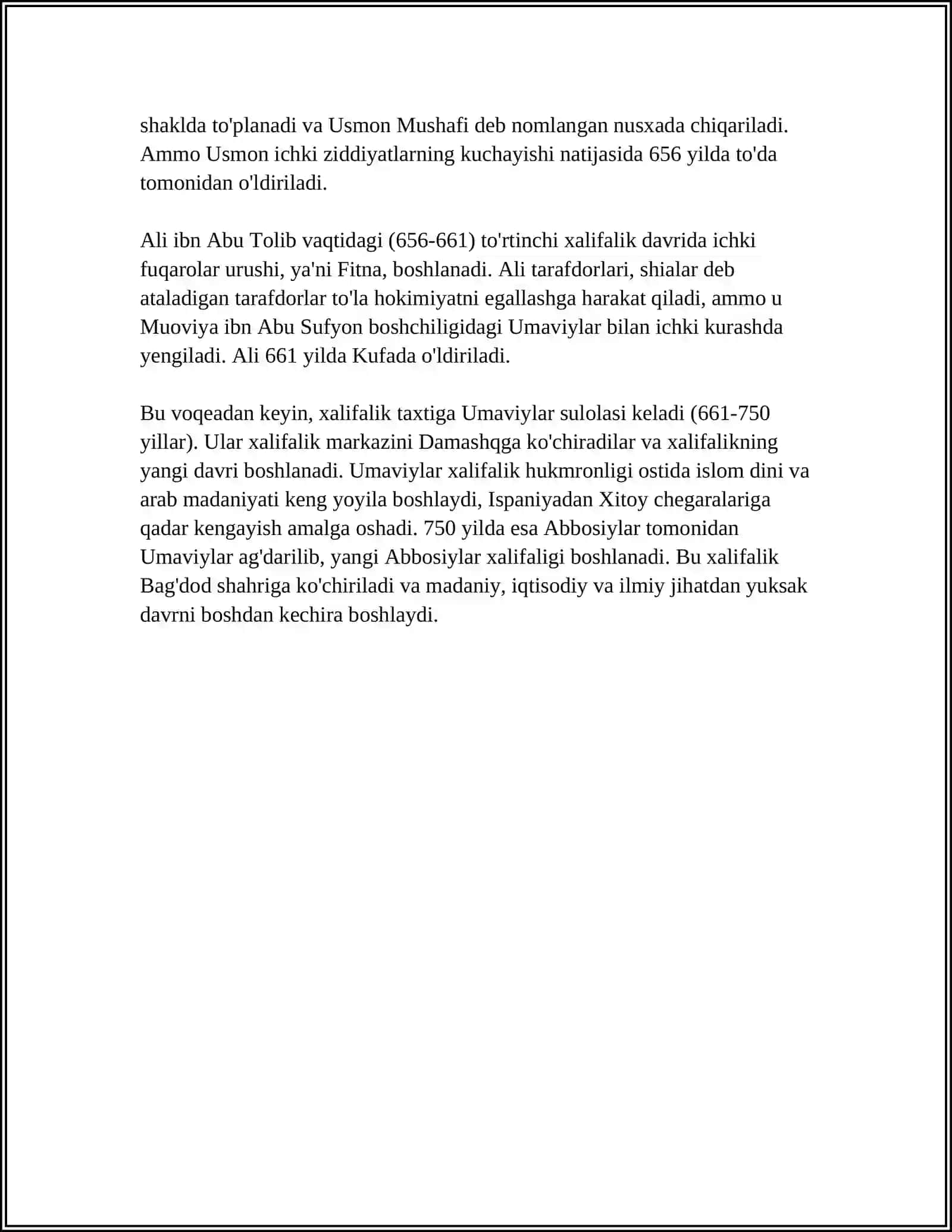 ILK O'RTA ASRLARDA SHARQ ARAB XALIFALIGI 4