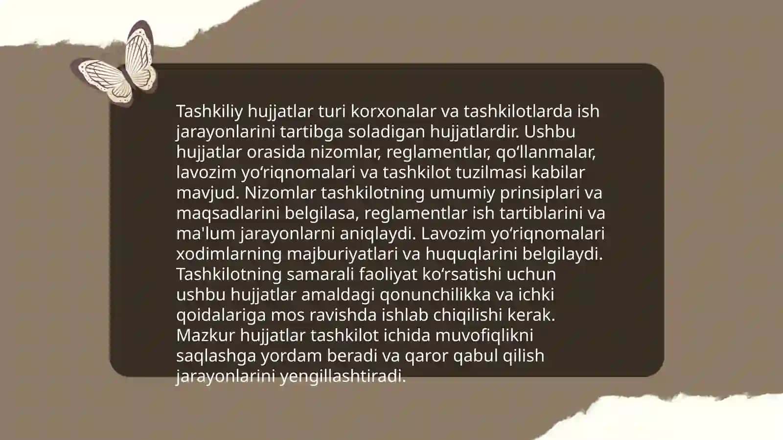 Tashkiliy hujjatlar va ularni rasmiylashtirish 4