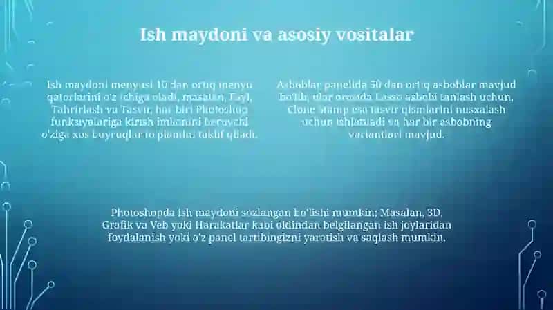 Photoshop: Tarix, Asoslar va Interfeys 4