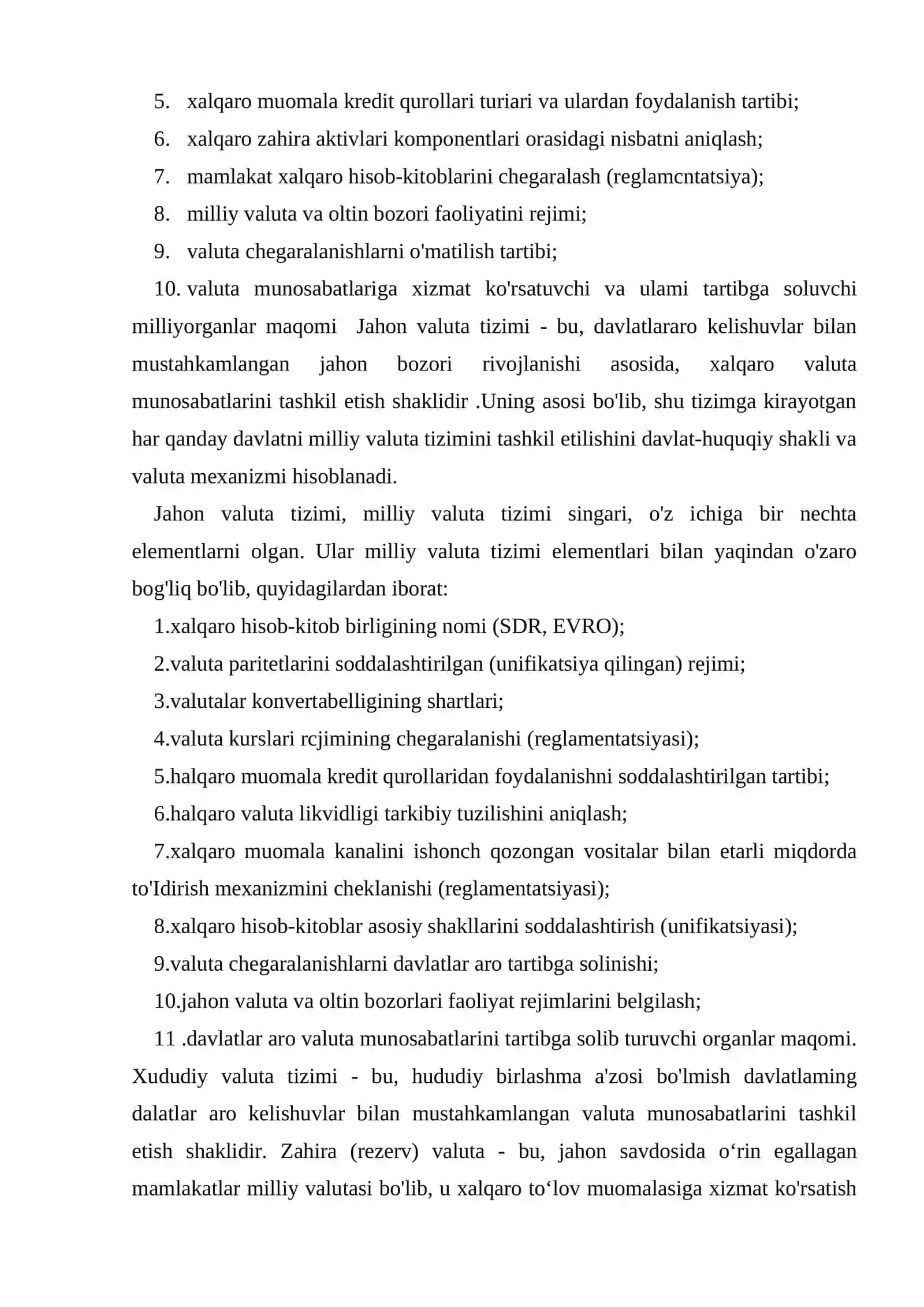 Tijorat banklarining xalqaro valyuta va hisob kredit operatsiyalari 4