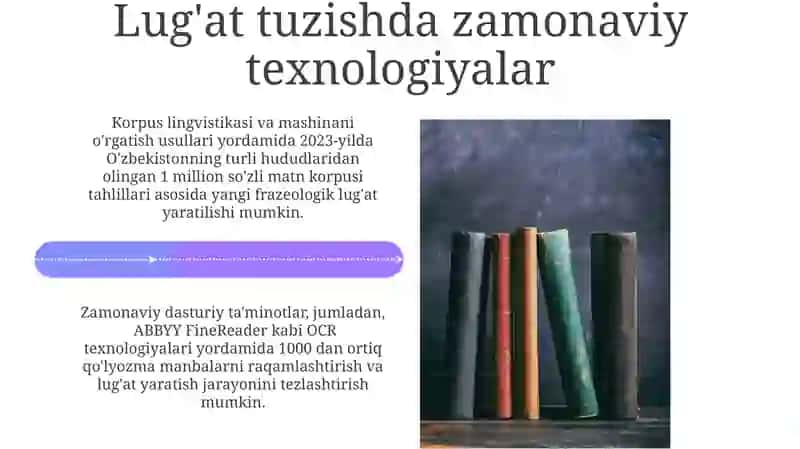 Frazeologik, chappa, filologik luĝatlarning yaratilishi 4