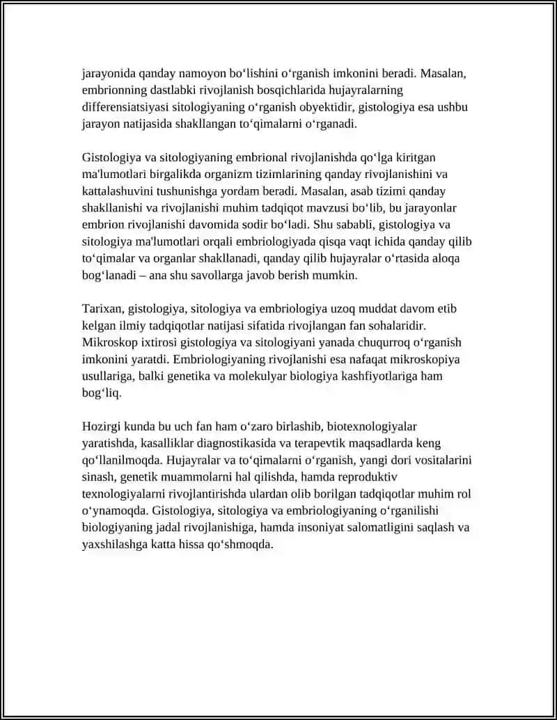 Gistologiya, sitologiya va embriologiya 4