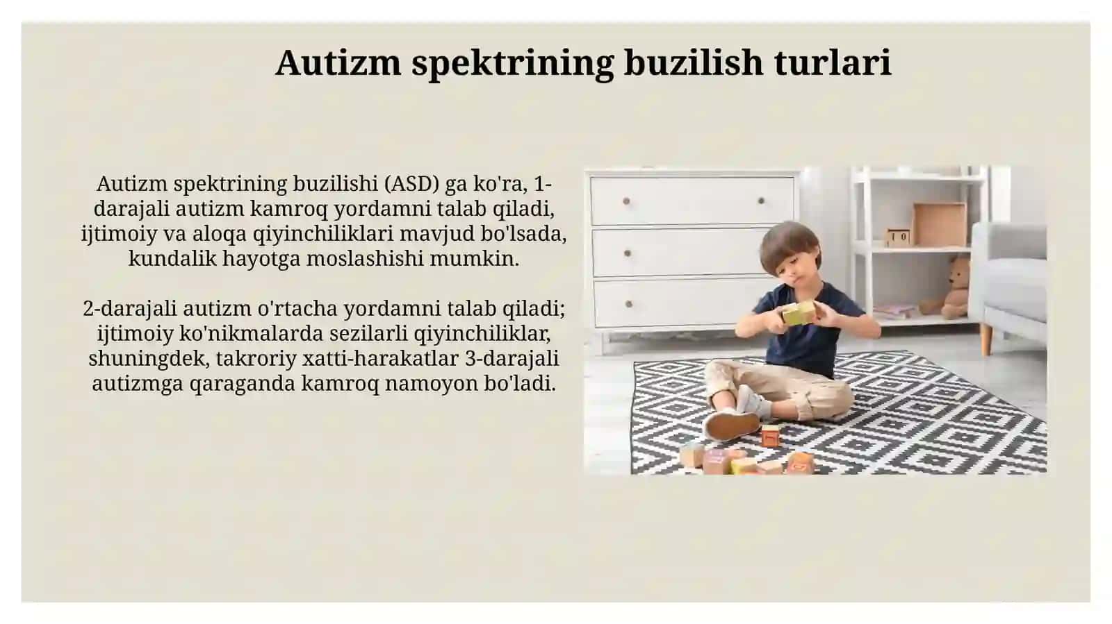 Autizim spektri buzilishi: umumiy tushuncha va tarixi 4