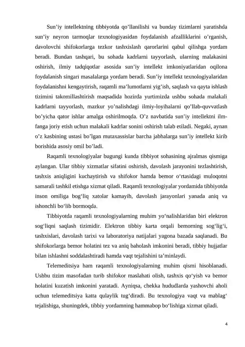 Tibbiyotda Raqamli Texnologiyalar 4