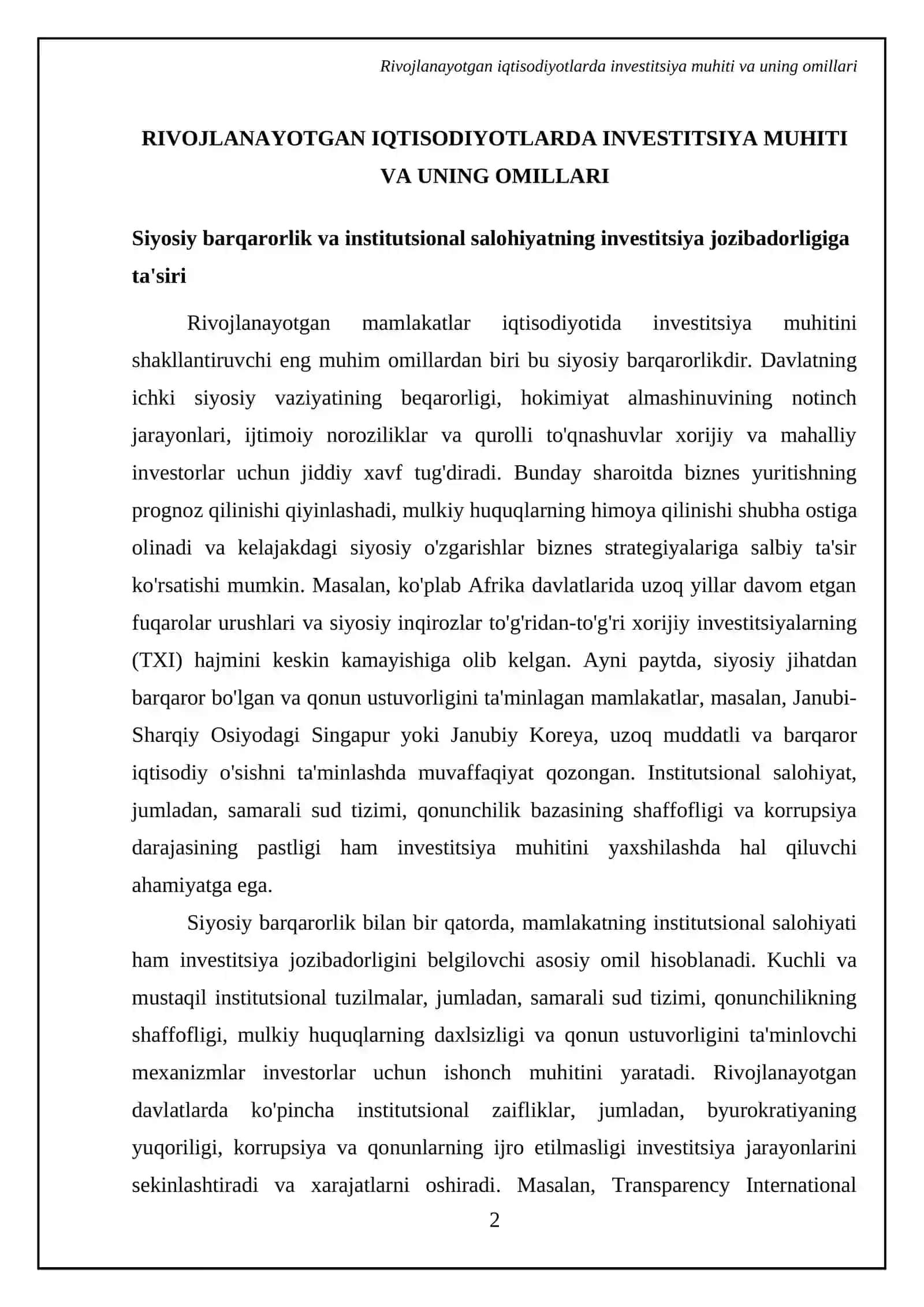 Rivojlanayotgan davlatlar iqtisodiyoti 4