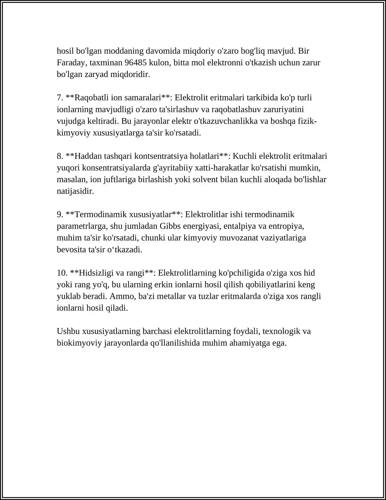 ELEKTROKIMYO ASOSLARI. KONDUKTOMETRIYA 4