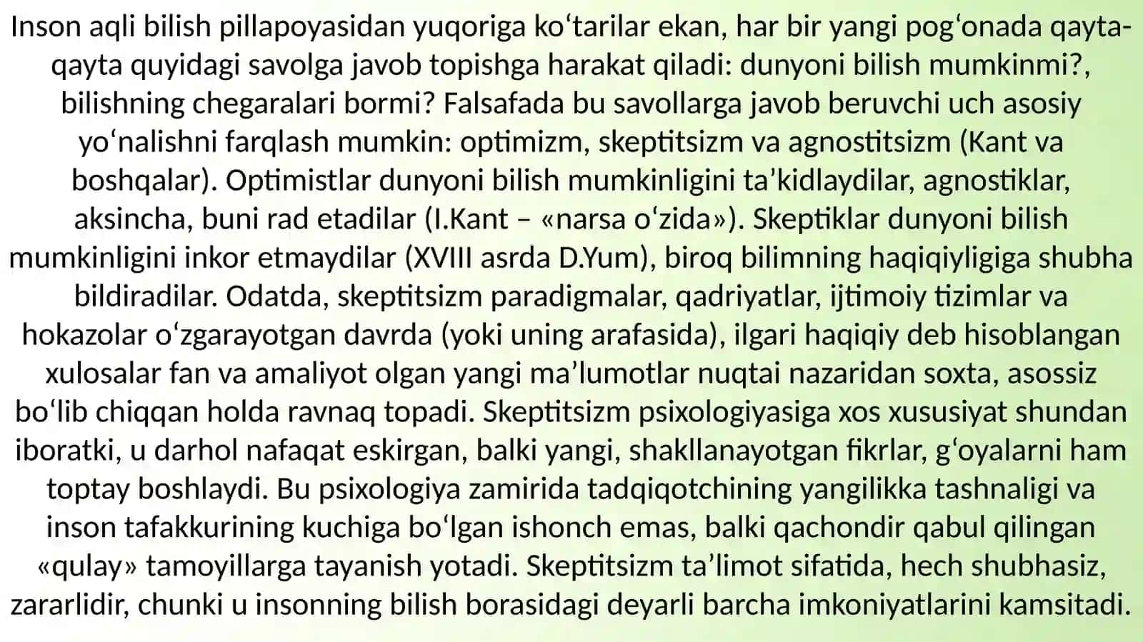 Agnostitsizm skeptitsizm nigilizm 4