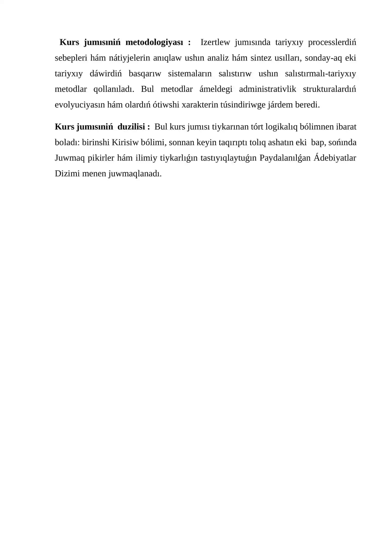 Shaybaniyler hám ashtarxaniylerde jergilikli hám administrativlik basqarıwı. Xanlıqlar dáwirindegi mámlekechiligimiz (XVII-XX ásirler) 4