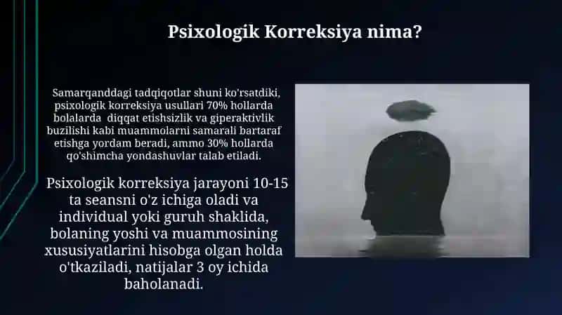 Psixologik To'g'irlash Usullari 4