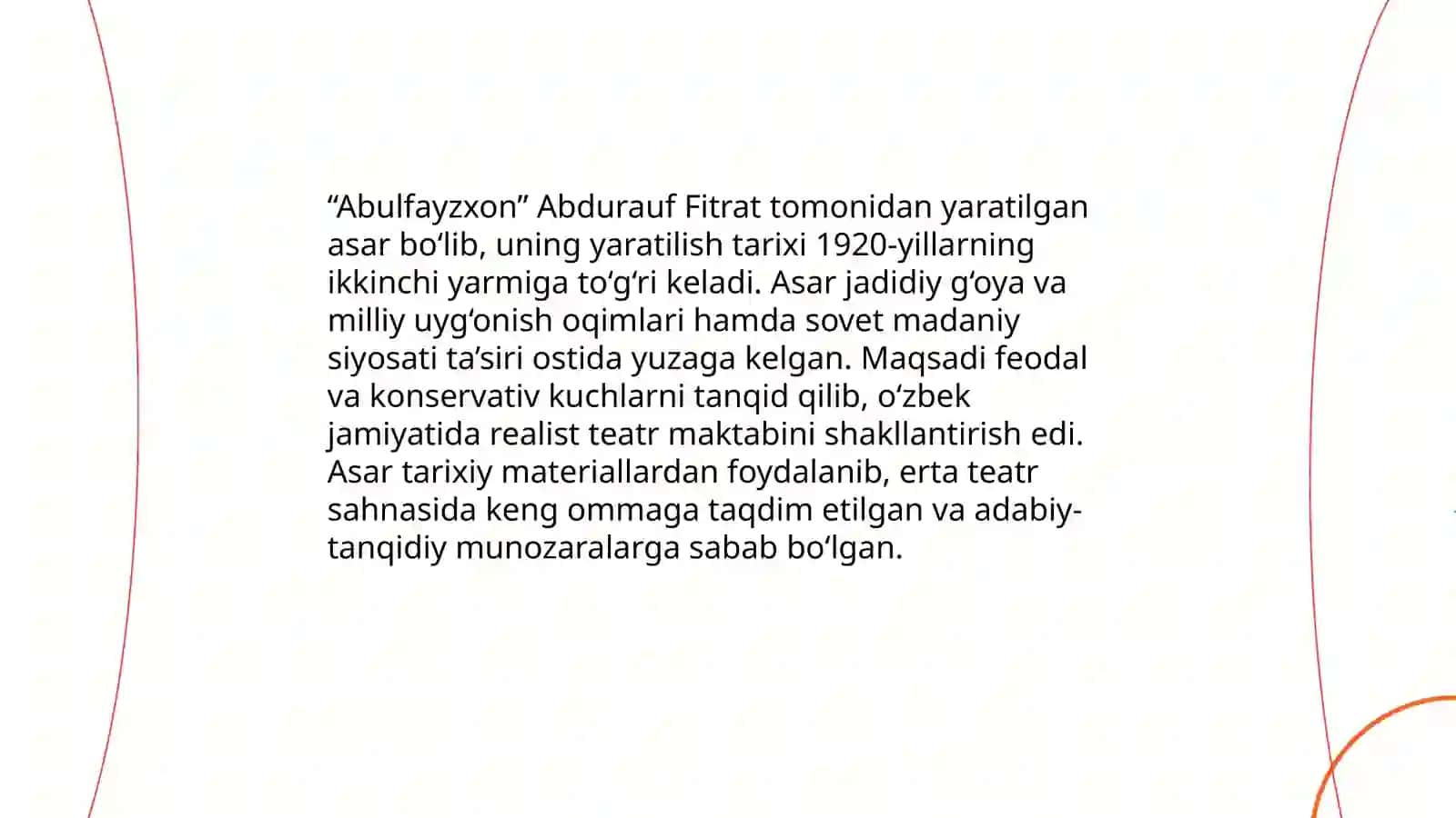 Abdurauf Fitratning hayoti va ijodiy faoliyati 4