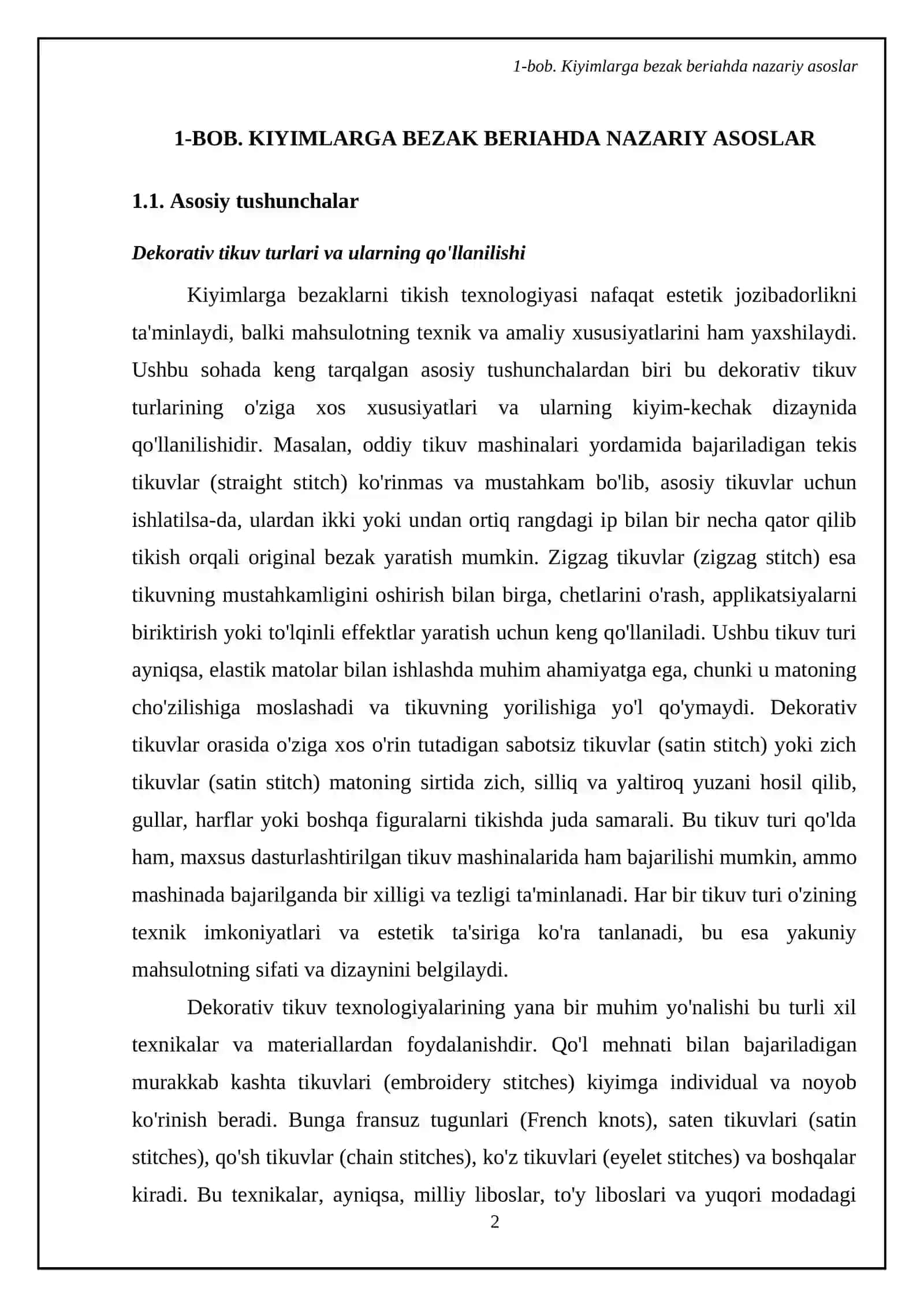 Kiyimlarga bezaklarni tikish texnologiyasi 4