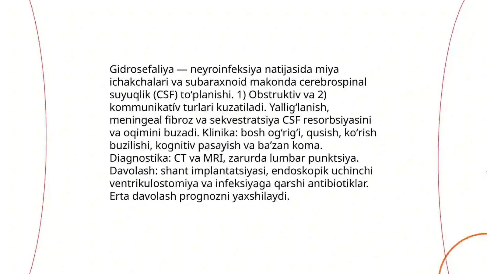 Intrakranial bosimning oshishi va miya shishi (serebral shish) 4