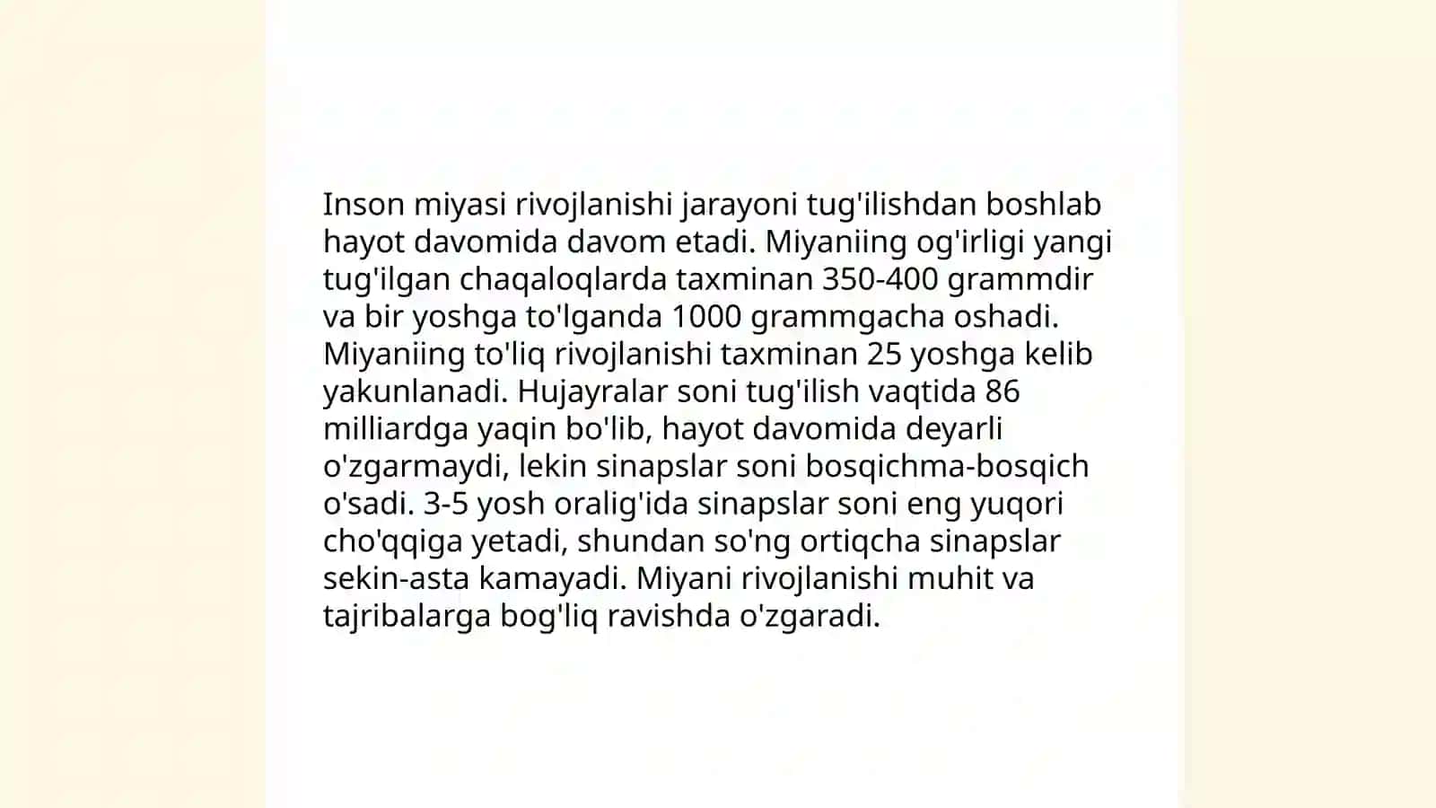 Inson evolyutsiyasining biologik aspektlari 4